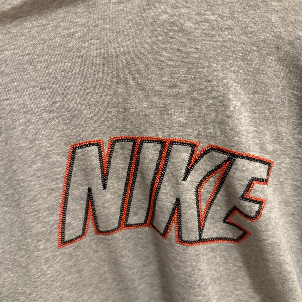 Nike Gray Sweatshirt Hoodie Classic Style - Picture 2 of 4